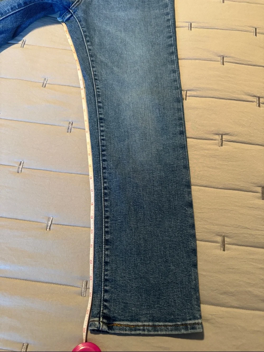 Levi's Medium Blue Straight-Leg Denim Jeans - Picture 3 of 10